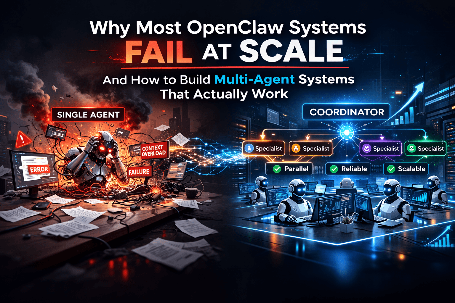 Why Most OpenClaw Systems Fail at Scale (and how to fix them)